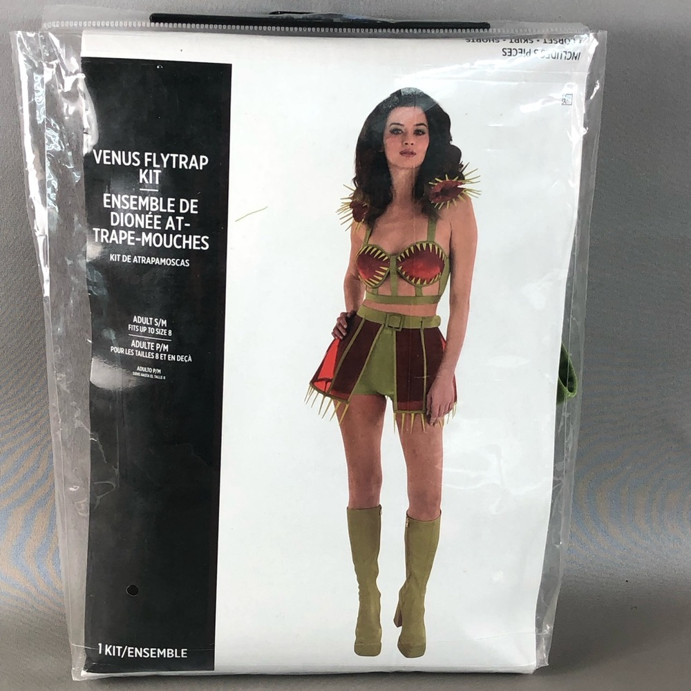 Venus Flytrap Kit Women’s Costume - Green & Red